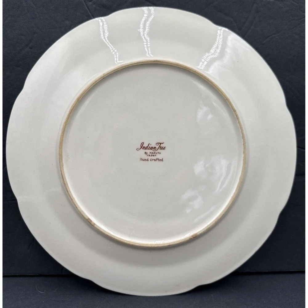 Lot Of 2‎ VTG Indian Tree Dinner Plate 10 1/2